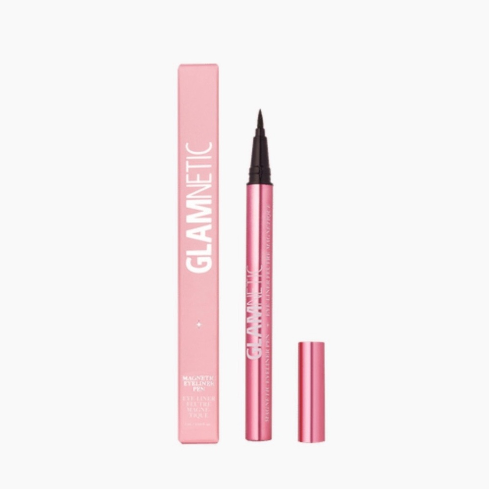 Glamnetic MAGNETIC Liquid Felt Tip Eyeliner Black (Adheres false lashes) NEW